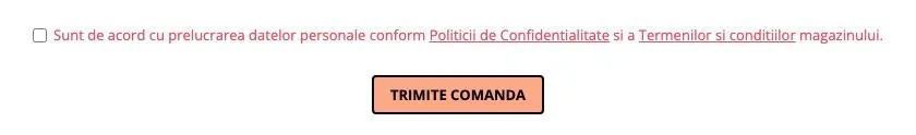 Bifa de acord are doar eticheta înroșită, fără mesaj